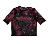 Rock Off officially licensed products Motley Crue Dr Feelgood Logo Mesh Crop Top XXL Black