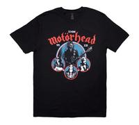 Rock Off officially licensed products Motorhead 50 Years Lemmy Circles T Shirt L Black