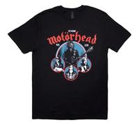 Rock Off officially licensed products Motorhead 50 Years Lemmy Circles T Shirt XL Black