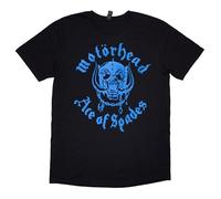 Rock Off officially Licensed Products Motorhead Ace of Spades Lyric T Shirt L Black