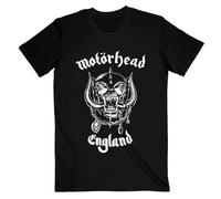 Rock Off officially licensed products Motorhead England Band Logo T Shirt M Black
