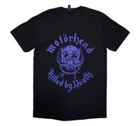 Rock Off officially Licensed Products Motorhead Killed by Death Lyric T Shirt XXL Black