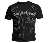 Rock Off officially licensed products Motorhead Leather Jacket T Shirt XXL Black