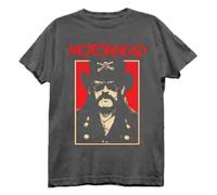 Rock Off officially licensed products Motorhead Lemmy RJ T Shirt L Charcoal