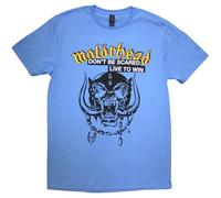 Rock Off officially licensed products Motorhead Live to Win T Shirt L Blue
