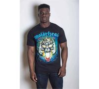 Rock Off officially Licensed Products Motorhead Overkill Band Logo T-Shirt in Black | Size: Medium Rock Off officially Licensed Products Black M