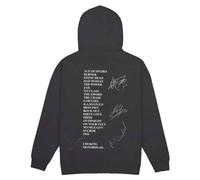 Rock Off officially licensed products Motorhead Unisex Pullover Hoodie: Everything Louder Forever (Charcoal Grey) (Back Print) One Size