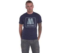 Rock Off officially licensed products Motown Records Vintage Logo T Shirt L Blue