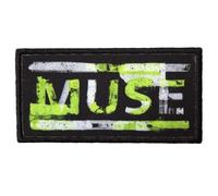 Rock Off officially licensed products Muse Distressed Logo Standard Woven Patch Accessory Size