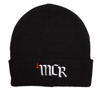 Rock Off Officially Licensed Products My Chemical Romance MCR Band Logo Beanie Hat One Size Black