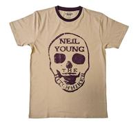 Rock Off officially licensed products Neil Young Hitchhiker Ringer T Shirt M