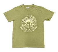 Rock Off officially licensed products Neil Young Tractor Seal T Shirt XL Green