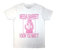 Rock Off officially licensed products Nessa Barrett I Know You Want It T Shirt M White
