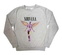 Rock Off officially licensed products Nirvana in Utero Sweatshirt L Grey