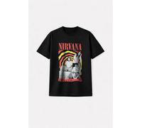 Rock Off officially Licensed Products Nirvana Nevermind Bath Tub Premium Carbon Finish T-Shirt in Black | Size: XL Rock Off officially Licensed Products Black XL
