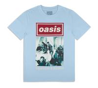 Rock Off officially licensed products Oasis Cigarettes & Alcohol Single Cover T Shirt XXL Blue