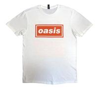 Rock Off officially licensed products Oasis Definitely Maybe AAA Pass T Shirt S White