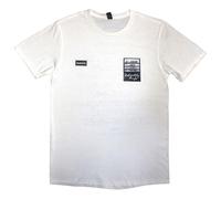 Rock Off officially licensed products Oasis Definitely Maybe AAA Setlist T Shirt M White