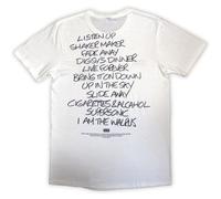 Oasis Unisex T-Shirt: Definitely Maybe AAA Setlist (Back Print) (XX-Large)
