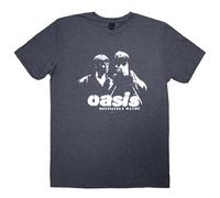 Definitely Maybe Photo Stencil T Shirt Oasis Navy M