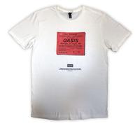 Oasis Unisex T-Shirt: Definitely Maybe Ticket Stub (Medium)