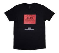 Rock Off officially licensed products Oasis Definitely Maybe Ticket Stub T Shirt XXL Black