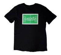 Rock Off officially licensed products Oasis Maine Road Football Pitch T Shirt XXL Black
