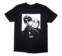 Rock Off officially licensed products Oasis Noel & Liam Square Photo T Shirt L Black