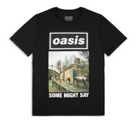 Rock Off officially licensed products Oasis Some Might Say Single Cover T Shirt XL Black