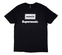Rock Off officially licensed products Oasis Supersonic Title T Shirt M Black