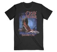 Rock Off officially licensed products Ozzy Osbourne Blizzard of Ozz Track List T Shirt S Black