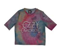 Rock Off officially licensed products Ozzy Osbourne Logo Mesh Crop Top S Blue