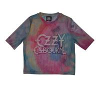 Rock Off officially licensed products Ozzy Osbourne Logo Mesh Crop Top S Blue