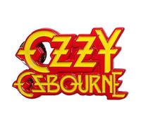 Rock Off officially licensed products Ozzy Osbourne Stacked Logo Pin Badge One Size