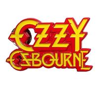 Rock Off officially licensed products Ozzy Osbourne Stacked Logo Pin Badge One Size