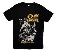 Rock Off officially Licensed Products Ozzy Osbourne Ultimate Sin Tribute T-Shirt in Black | Size: Large Rock Off officially Licensed Products Black L