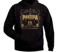 Rock Off officially licensed products Pantera 101 Proof Official Unisex Hoodie Hooded Top (Small) Black