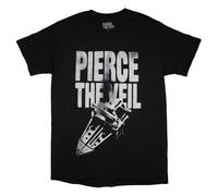 Rock Off officially licensed products Pierce The Veil Large Text T Shirt L Black