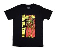 Rock Off officially licensed products Pierce The Veil Wavy Skeleton T Shirt M Black