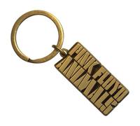 Rock Off officially licensed products Pink Floyd Animals Gold Text Logo Keychain Keychain One Size