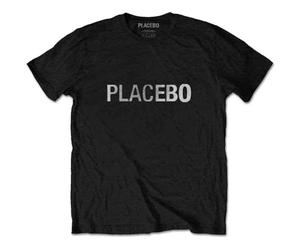 Rock Off officially licensed products Placebo Band Logo T Shirt L Black