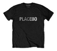 Rock Off officially licensed products Placebo Band Logo T Shirt M Black