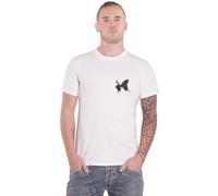 Rock Off officially licensed products Post Malone Curved Logo 2023 Tour T Shirt L White