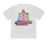 Rock Off officially licensed products Power Puff Girls Catch Flight T Shirt L White