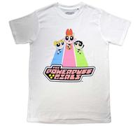 Cartoon Network T-Shirt Power Puff Girls Catch Flight White M