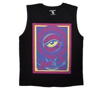Rock Off officially Licensed Products Primal Scream Psychedelic Eye Tank Top L Black