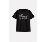 Rock Off officially Licensed Products Prince Purple Rain 40th Anniversary Premium Carbon Finish T-Shirt in Black | Size: Large Rock Off officially Licensed Products Black L