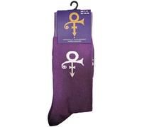 Prince Ankle Socks Symbol Purple - Officially Licensed - One Size (UK 7-11)