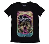 Rock Off officially licensed products Queen A Night At The Opera Tour '76 Womens T Shirt L Black