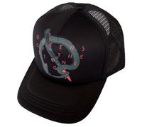 Rock Off officially licensed products Queens of The Stone Age Q EmblemTrucker Baseball Cap One Size Black